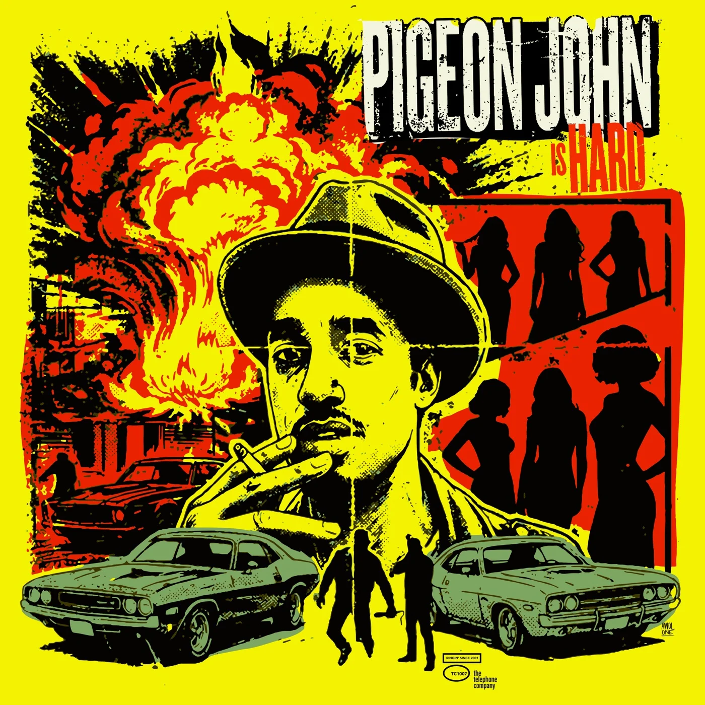 Pigeon John Is Hard album artwork
